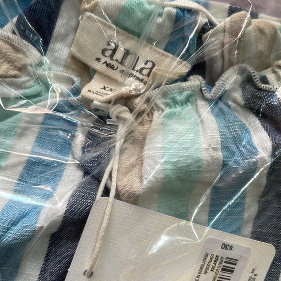 Gorgeous size Women's XXL lightweight linen BOHO style blouse NWT - Picture 3 of 3